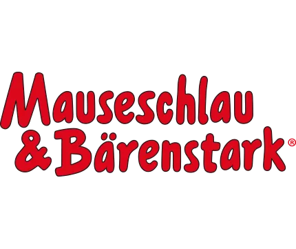 Markenlogo Mauseschlau und Bärenstark